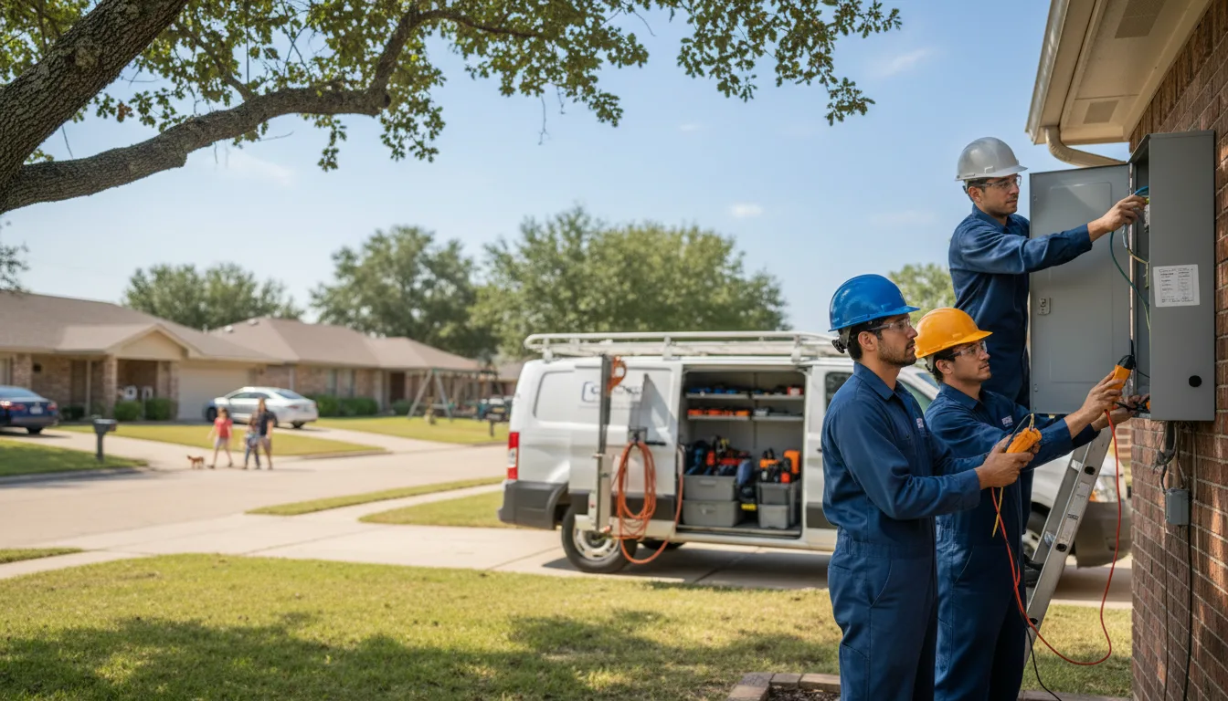Certified electrician providing emergency electrical services in Sargent, GA
